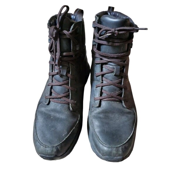 The North Face Boots Men 12.5 Thermoball Versa Black Hiking Lace Up Camp Trek - Picture 2 of 14